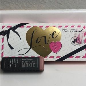 Too Faced, Bare Minerals combo.